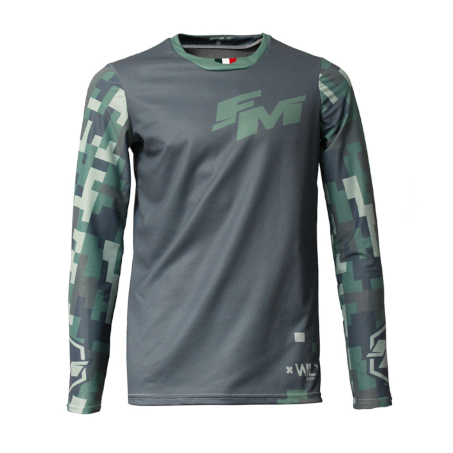 MAGLIA MANICA LUNGA - CAMU MIMETICA 
